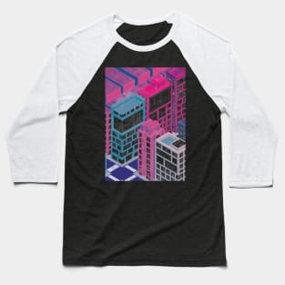 Enchanted Lazy Town - Illuminated Skylines Baseball T-Shirt